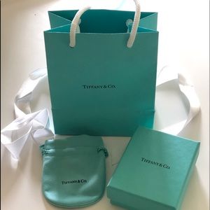 Tiffany box, bag and pouch